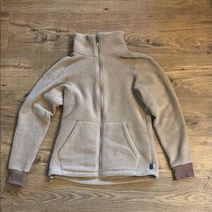 REI Women's Fleece Jacket - Tan and Brown